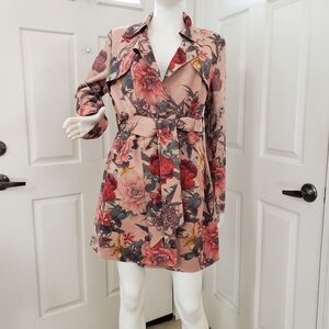 Solitaire Size Med Floral Pink Women's Dress